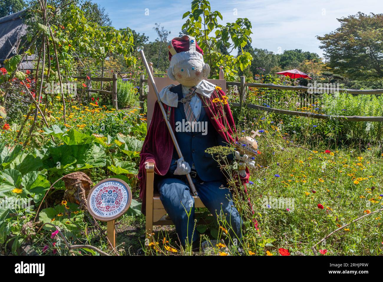 Furzey Gardens, une attraction touristique dans le parc national de New Forest, Hampshire, Angleterre, Royaume-Uni, en été Banque D'Images