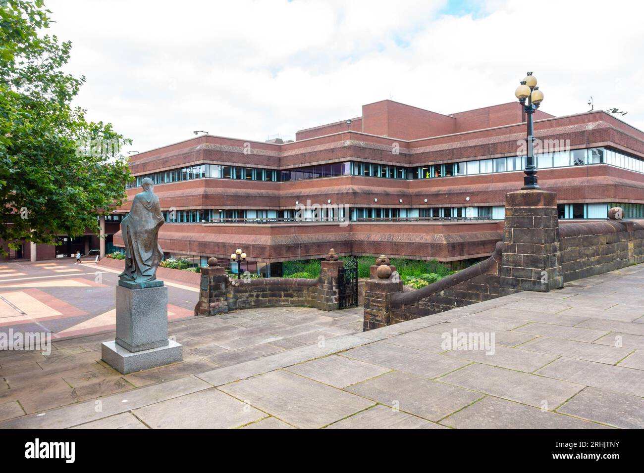 Wolverhampton Civic Centre, les bureaux du conseil d'où la ville est dirigée et administrée. Banque D'Images