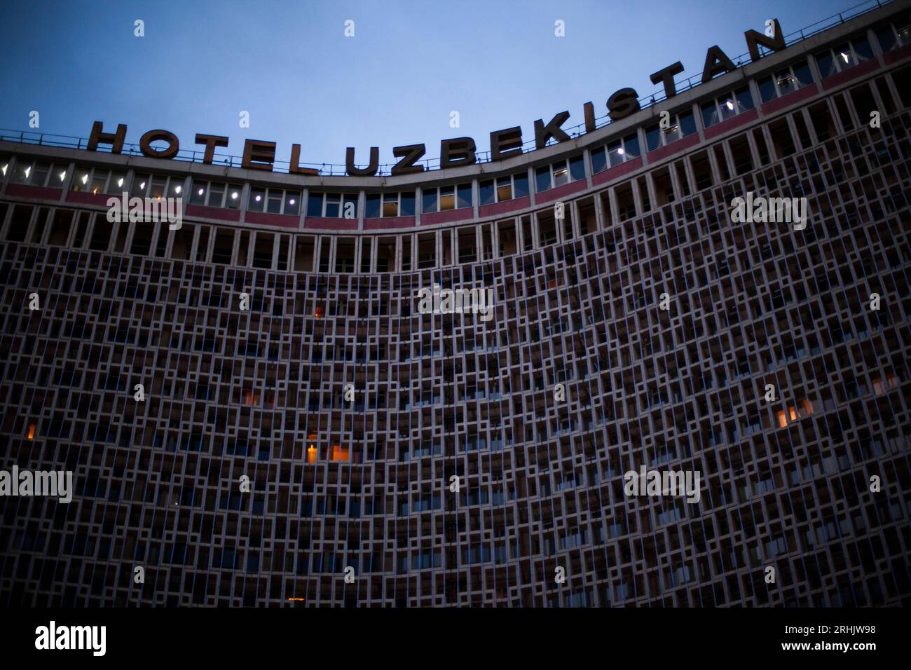 L'hôtel L'Ouzbékistan à Tachkent, Ouzbékistan. Banque D'Images