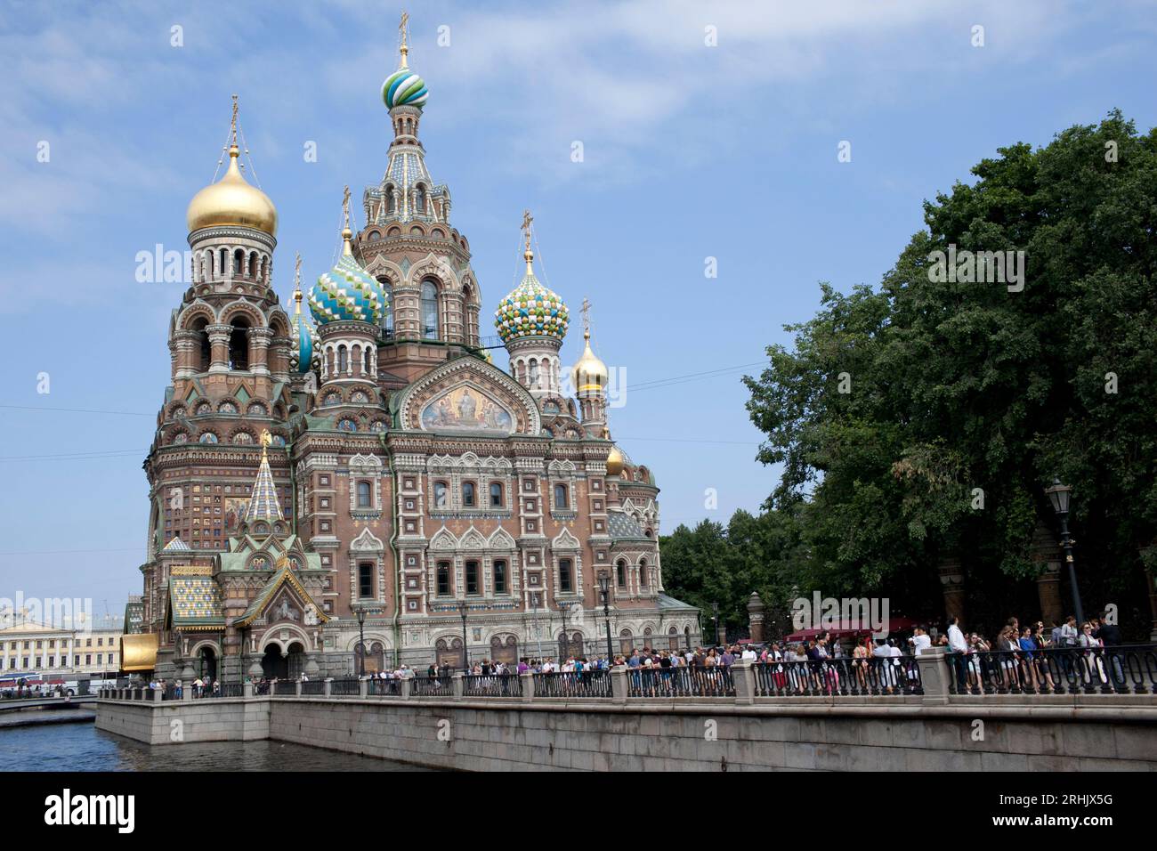 L'église du Sauveur sur le sang versé à Saint-Pétersbourg, Russie. Banque D'Images