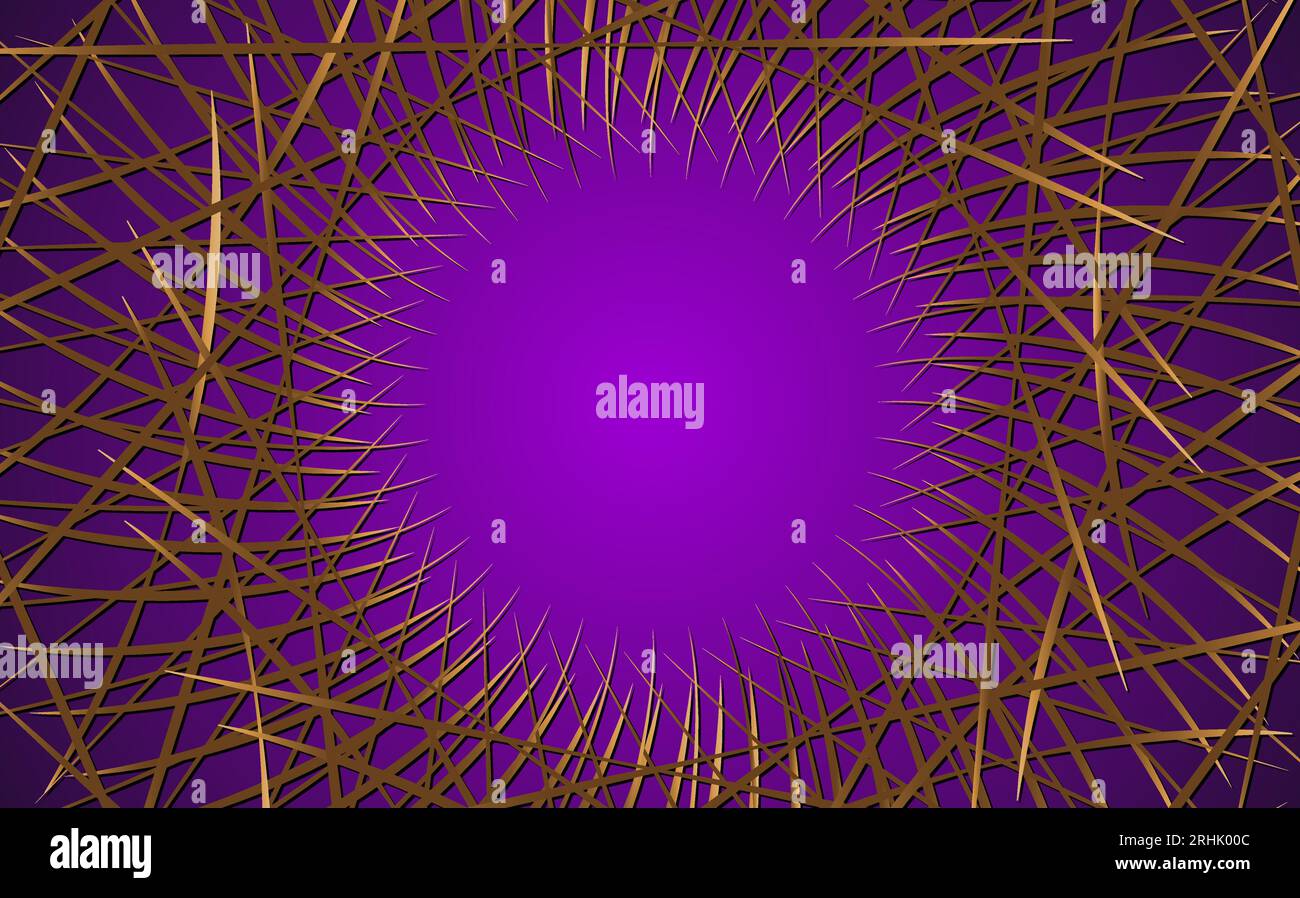 Style exotique de luxe africain. Brochure élégante, cadre géométrique doré brillant. Texture abstraite avec rayures ethniques, bannière circulaire. Vecteur Illustration de Vecteur