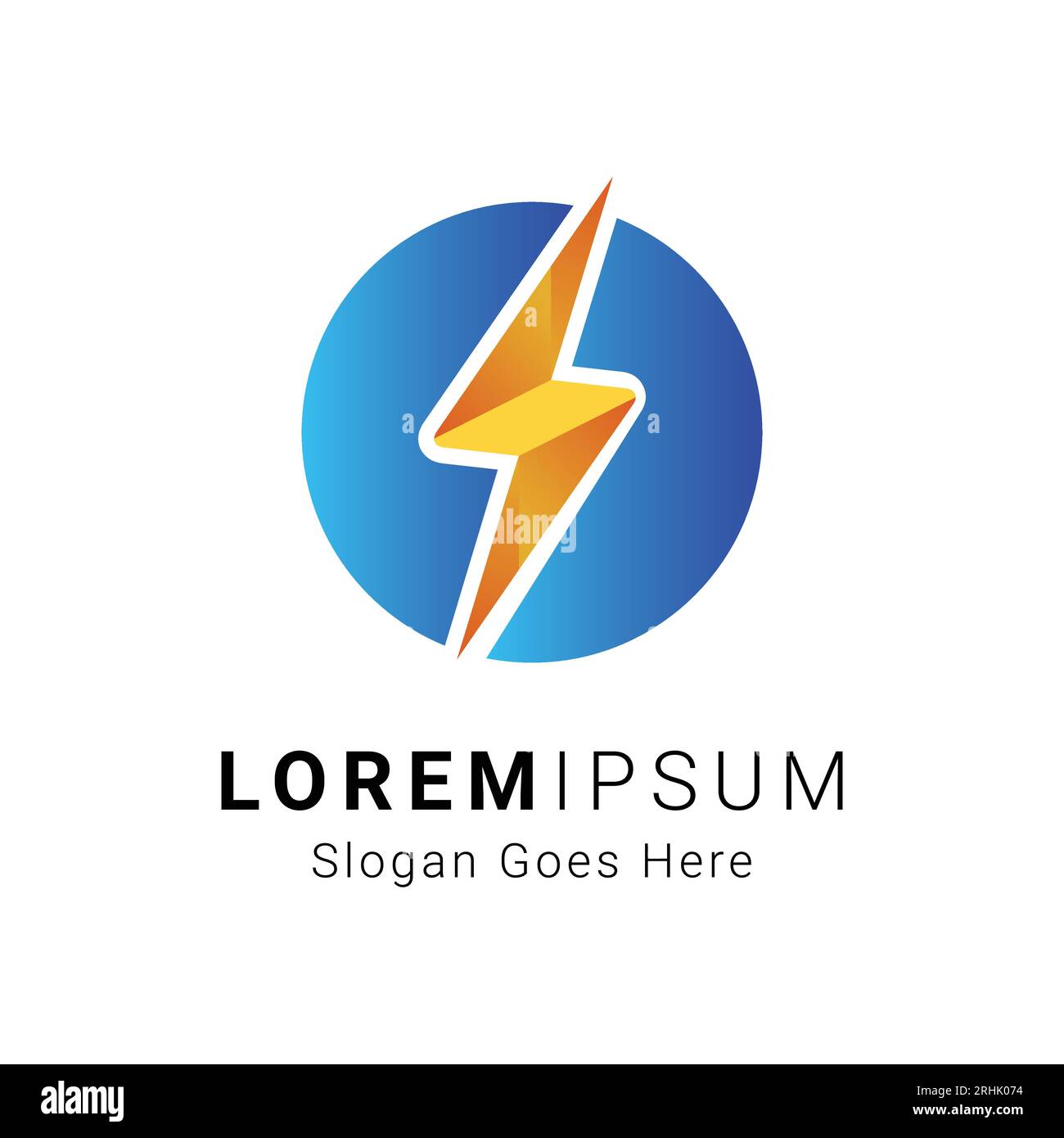 logo thunderbolt design logo power energy logo electric bolt Illustration de Vecteur