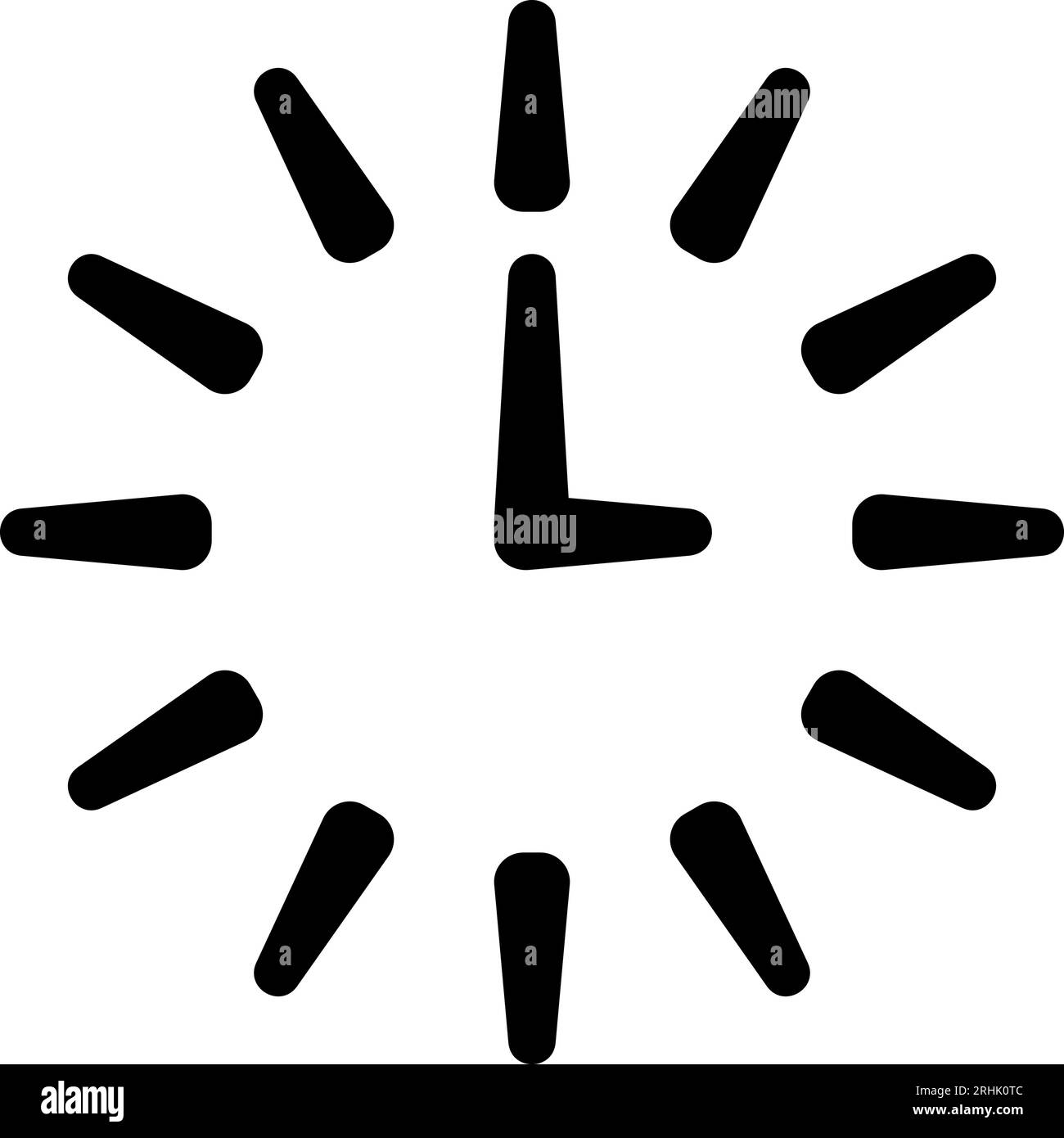 Symbole de l'icône de l'horloge rétro. Illustration vectorielle Illustration de Vecteur