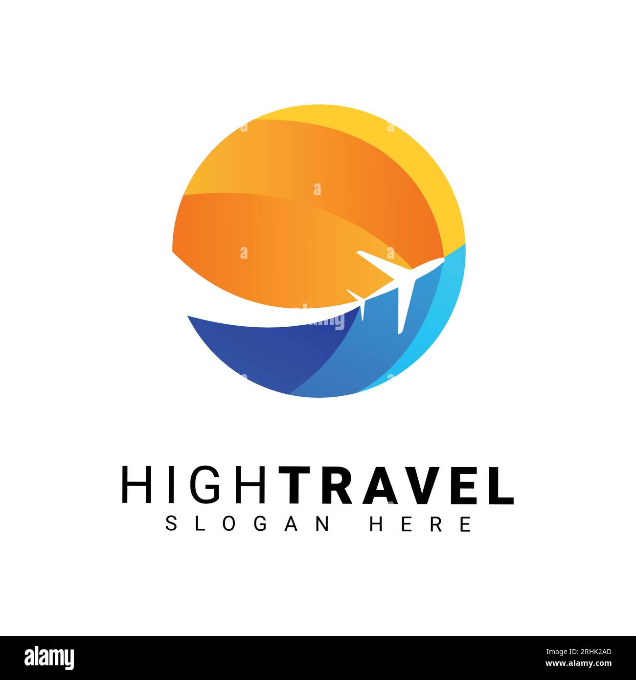 logo de voyage moderne design vecteur modèle avion avion logotype agence de voyage Illustration de Vecteur