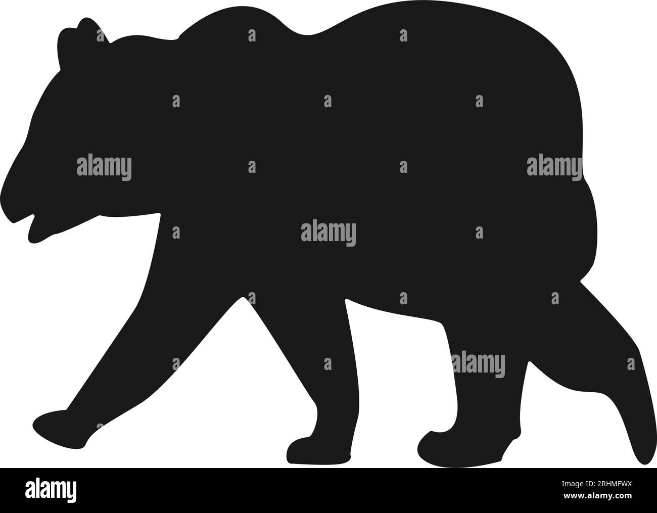 conception d'illustration vectorielle d'icône d'ours Illustration de Vecteur