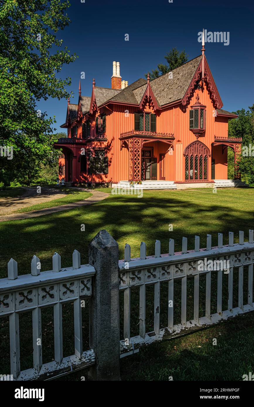 Cottage Roseland Woodstock, Connecticut, USA Banque D'Images