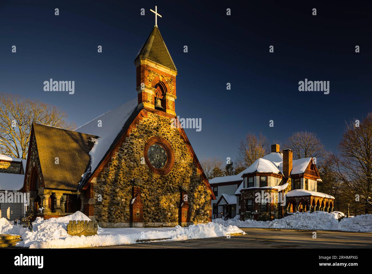 Le Pomfret Rue   Pomfret, New York, USA Banque D'Images