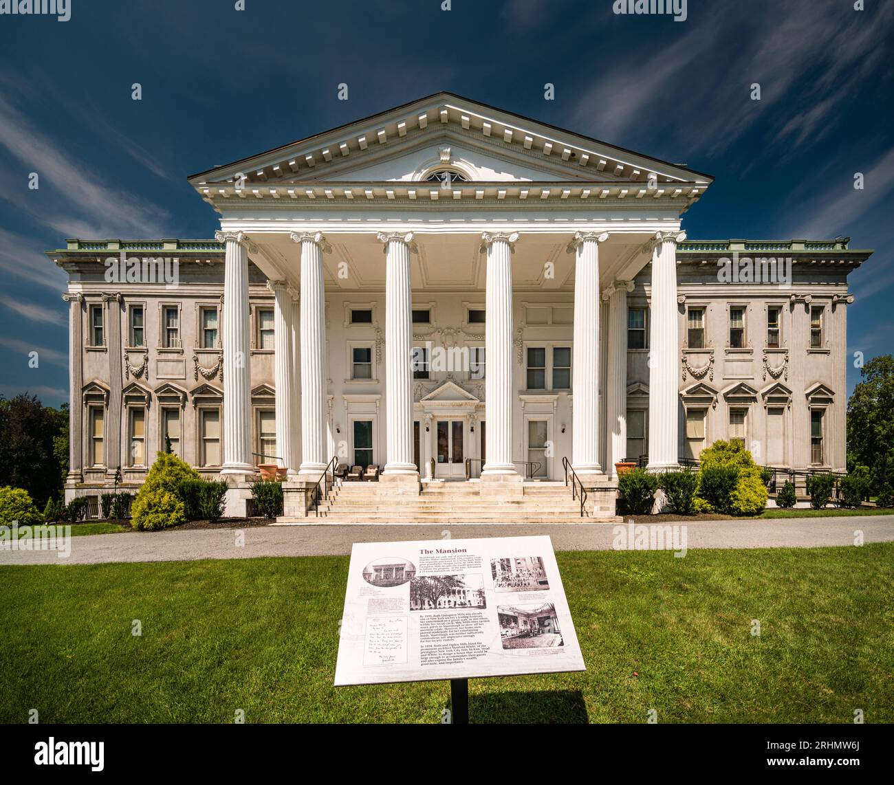 Staatsburgh State Historic site   Staatsburgh, New York, États-Unis Banque D'Images