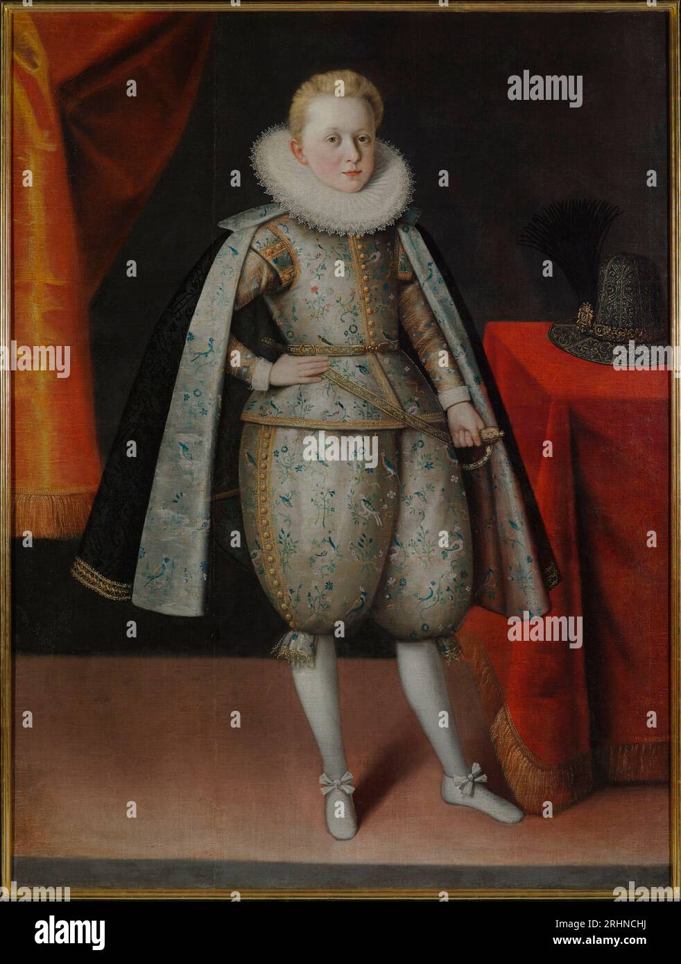 Portrait du prince Wladyslaw Vasa (1595-1648). Musée : Château Royal, Varsovie. Auteur : ANONYME. Banque D'Images