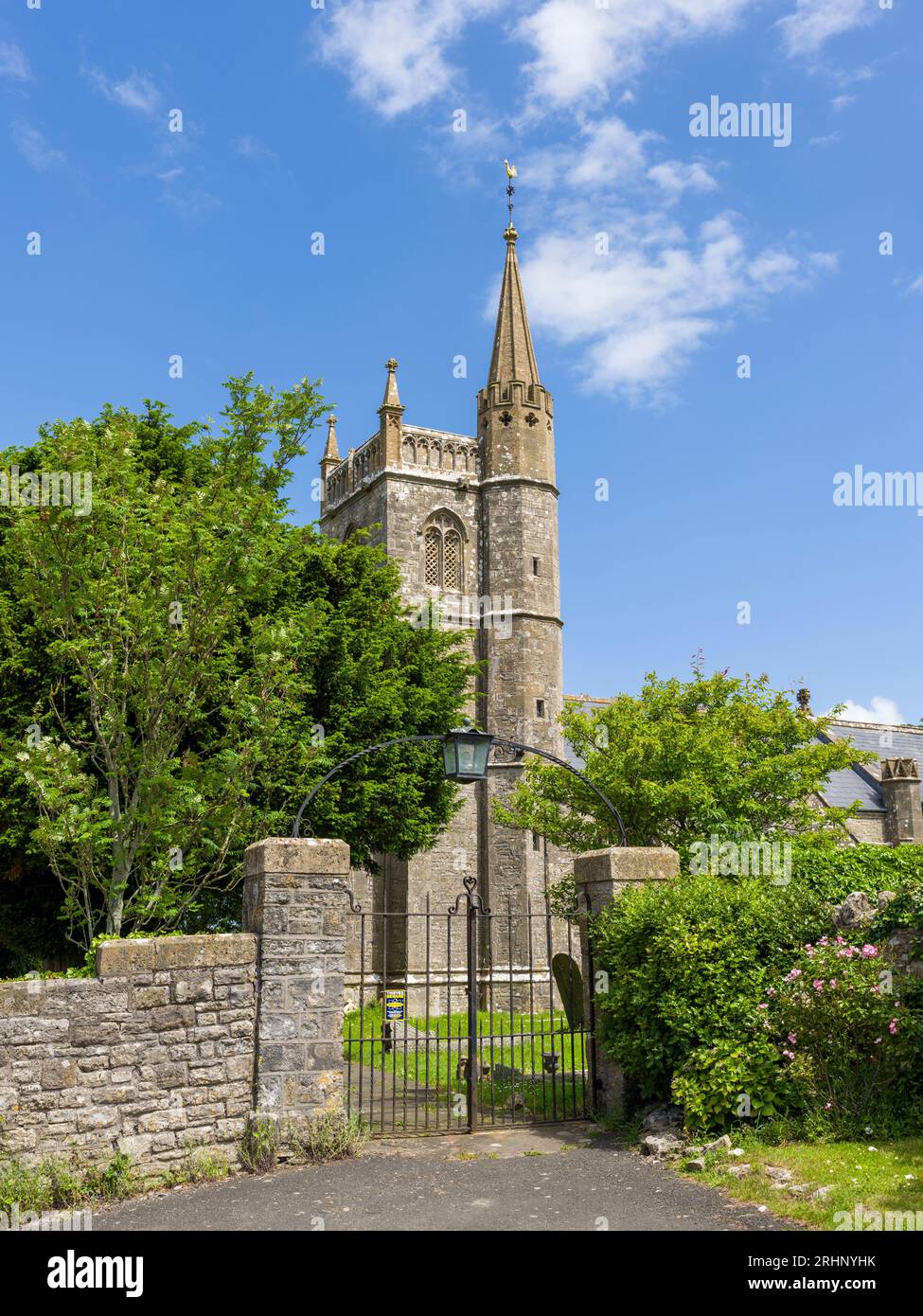 L'église St Mary dans le village de Nempnett Thrubwell, Somerset, Angleterre. Banque D'Images