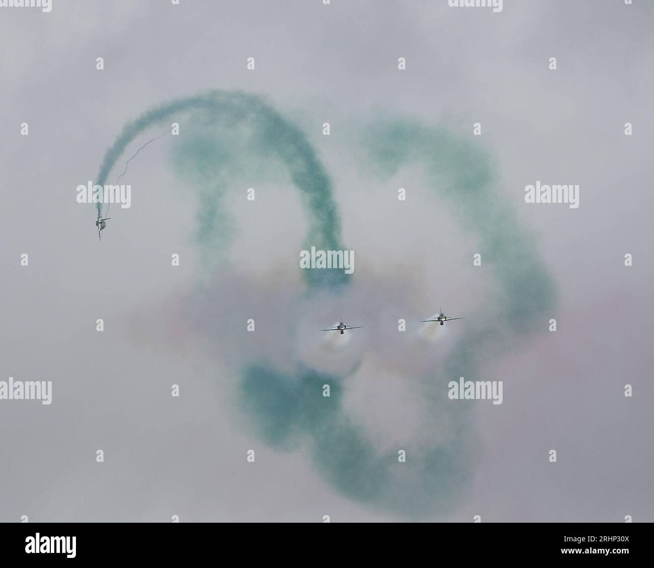 Équipe de voltige de formation de la Royal Saudi Air Force au Royal International Air Tattoo de 2023 Banque D'Images