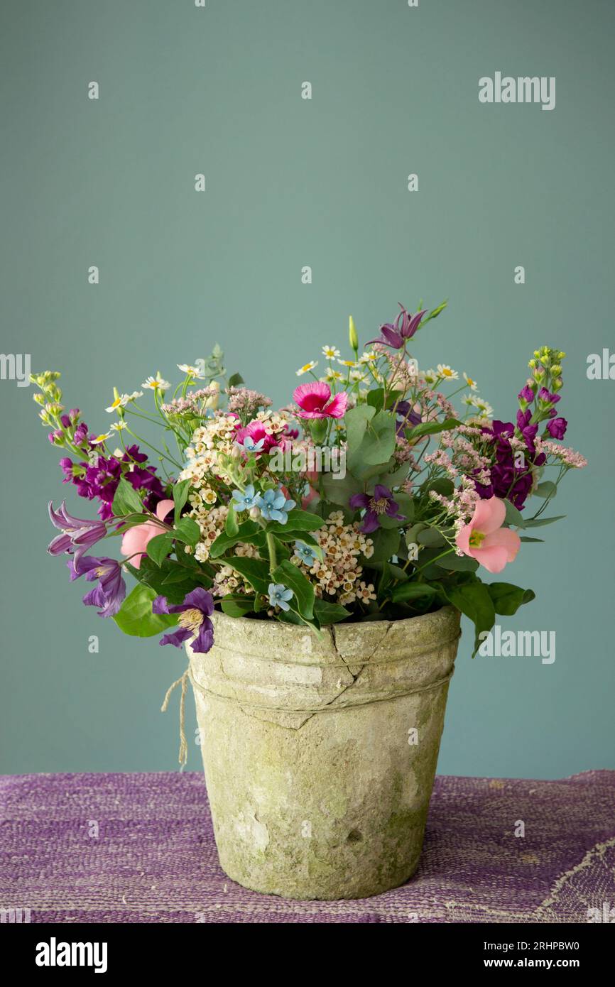 Bouquet de jardin sauvage Banque D'Images