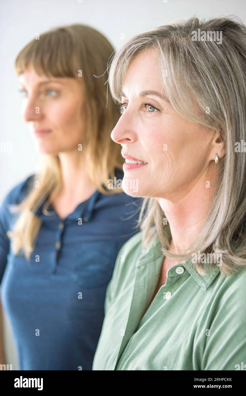 Mère et fille adultes Banque D'Images