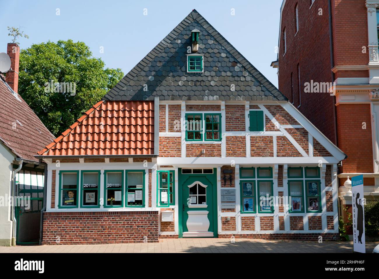Musée Joachim Ringelnatz, Ritzebüttel, Cuxhaven, Basse-Saxe Banque D'Images