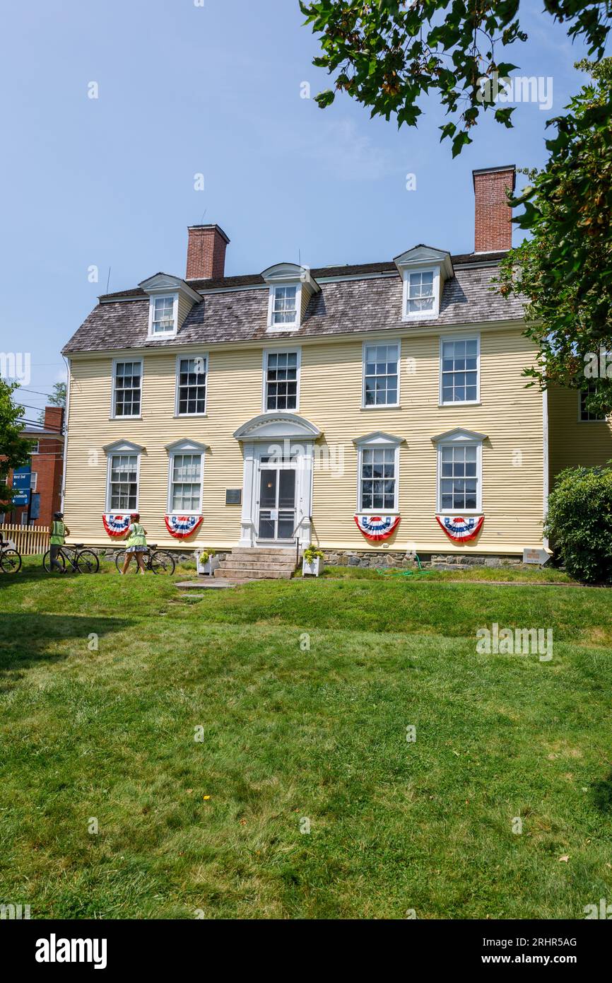 John Paul Jones House, Portsmouth, New Hampshire, États-Unis. Banque D'Images