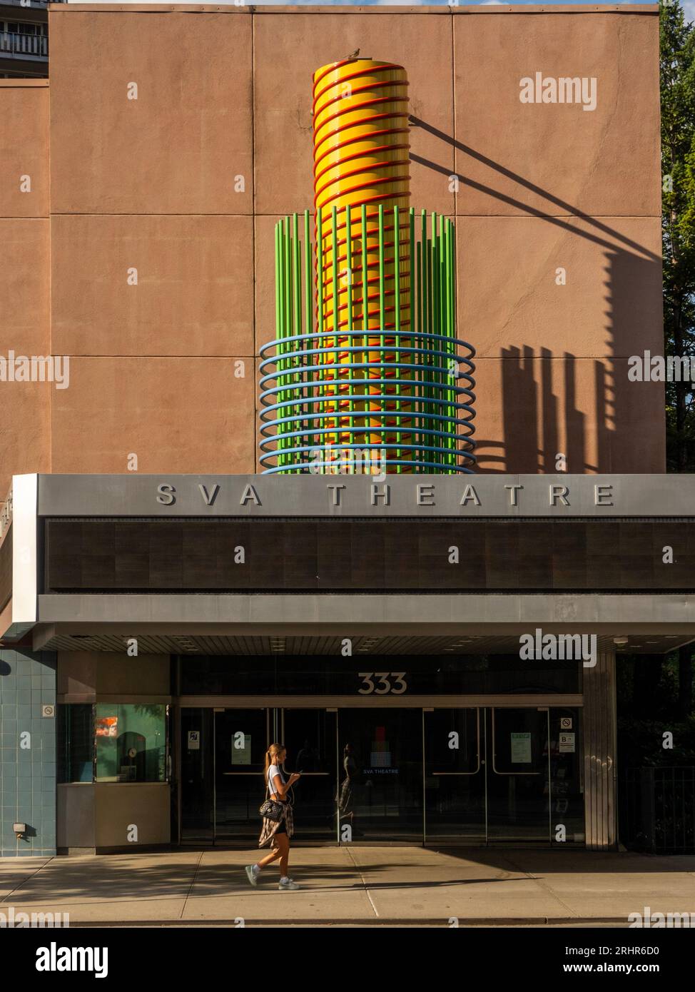 Théâtre SVA dans le quartier de Chelsea à Manhattan NYC Banque D'Images