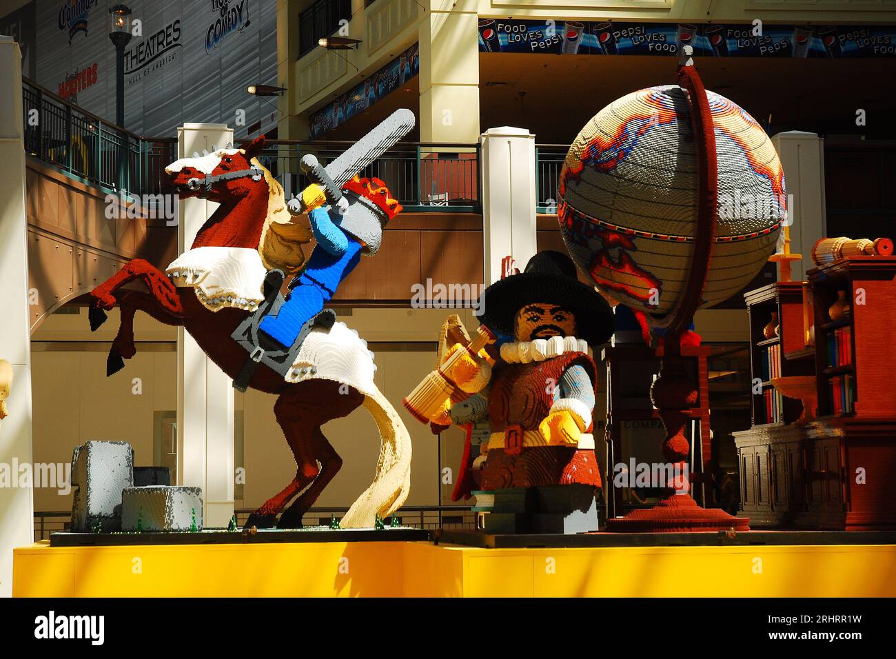 Le Lego Store du Mall of America à Bloomington, Minnesota, célèbre l'ère de la découverte Banque D'Images