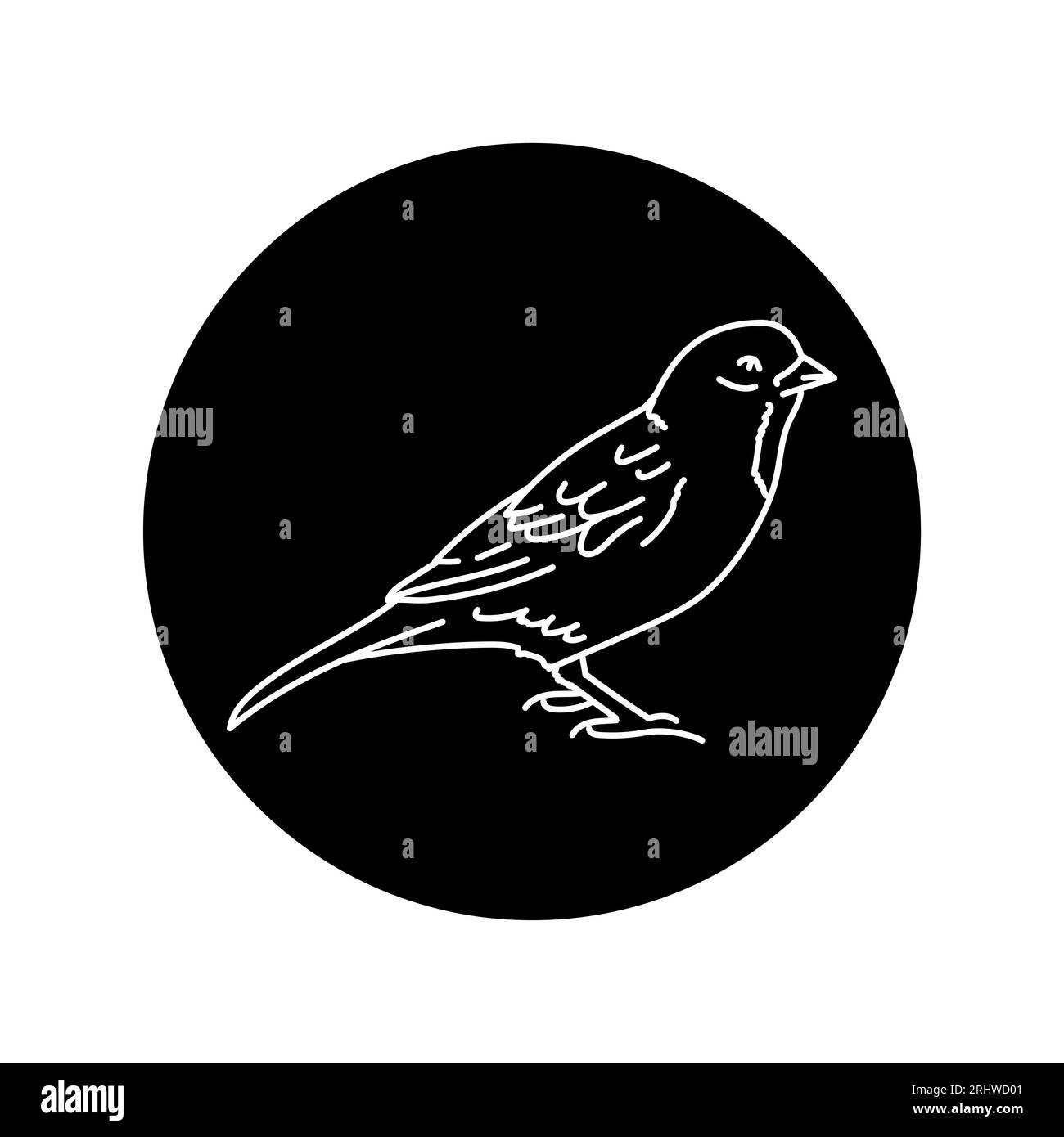 Icône de ligne noire d'oiseau d'arrow. Pictogramme pour page Web, application mobile, Promo. Illustration de Vecteur