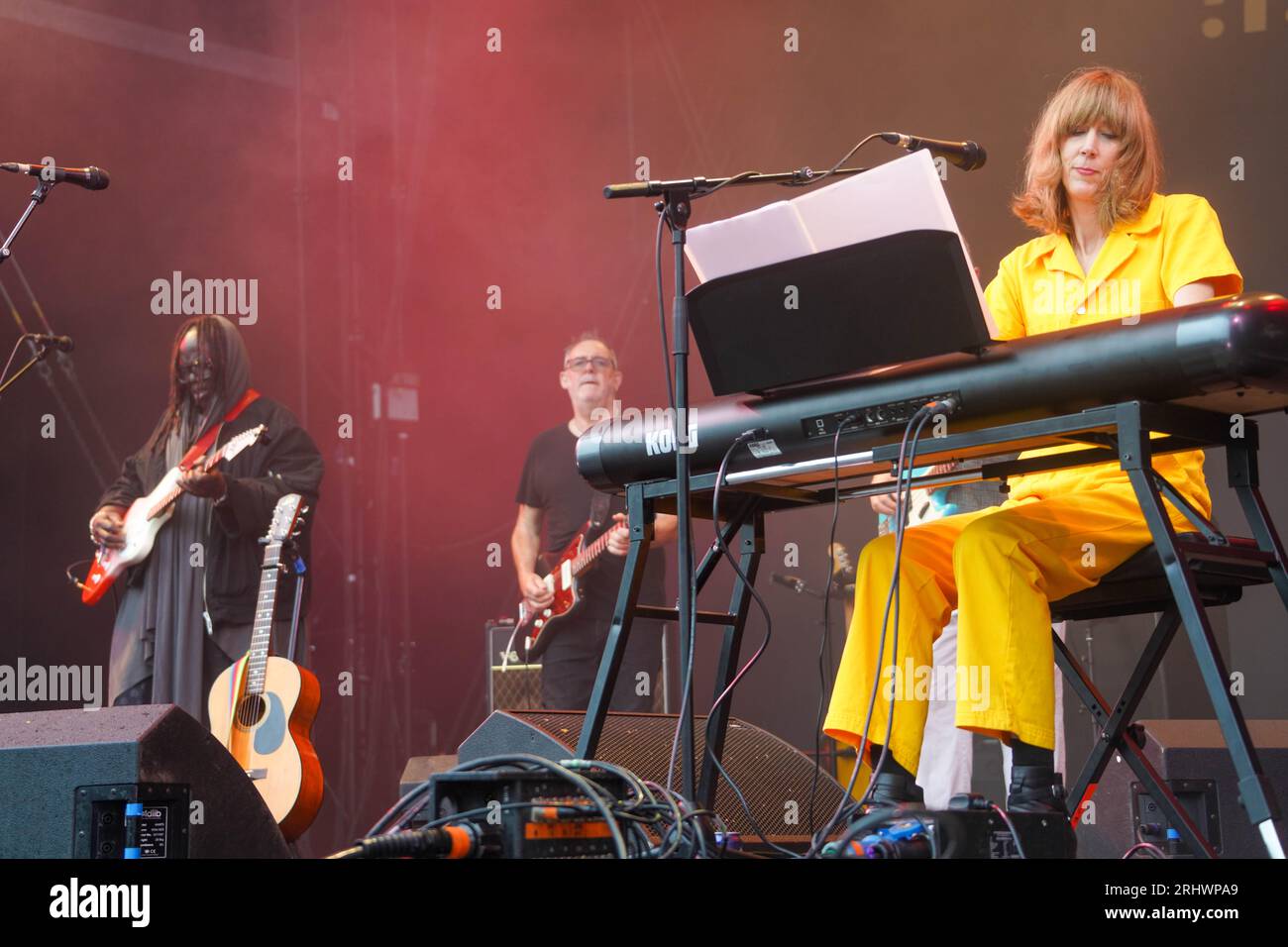 Glanusk Park, Royaume-Uni. Vendredi 18 août 2023. Beth Orton se produisant au Green Man Festival 2023 à Glanusk Park, Brecon Beacons, pays de Galles. Date de la photo : Vendredi 18 août 2023. Le crédit photo devrait se lire : Richard Gray/Alamy Live News Banque D'Images