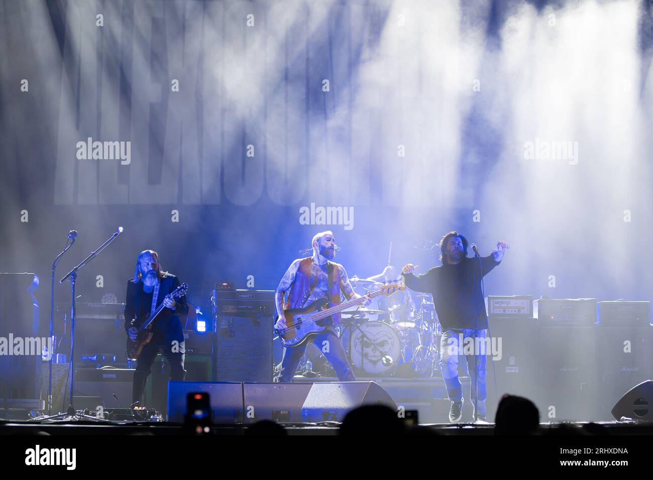 Alexisonfire en concert à Rogers Arena à Vancouver, BC, Canada le 7 août 2023 par Jamie Taylor Banque D'Images