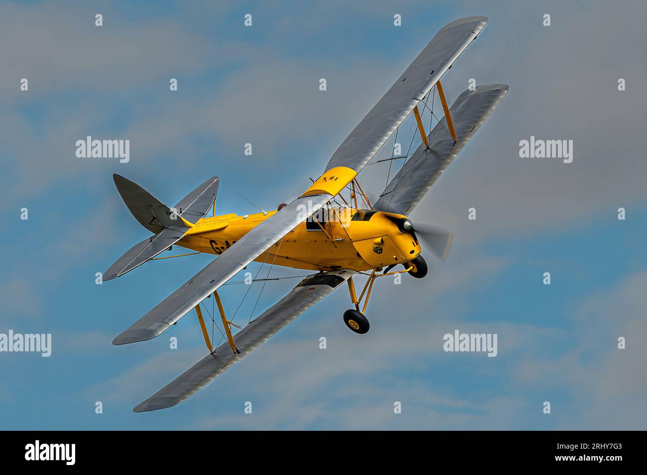De Havilland DH82A Tiger Moth Banque D'Images