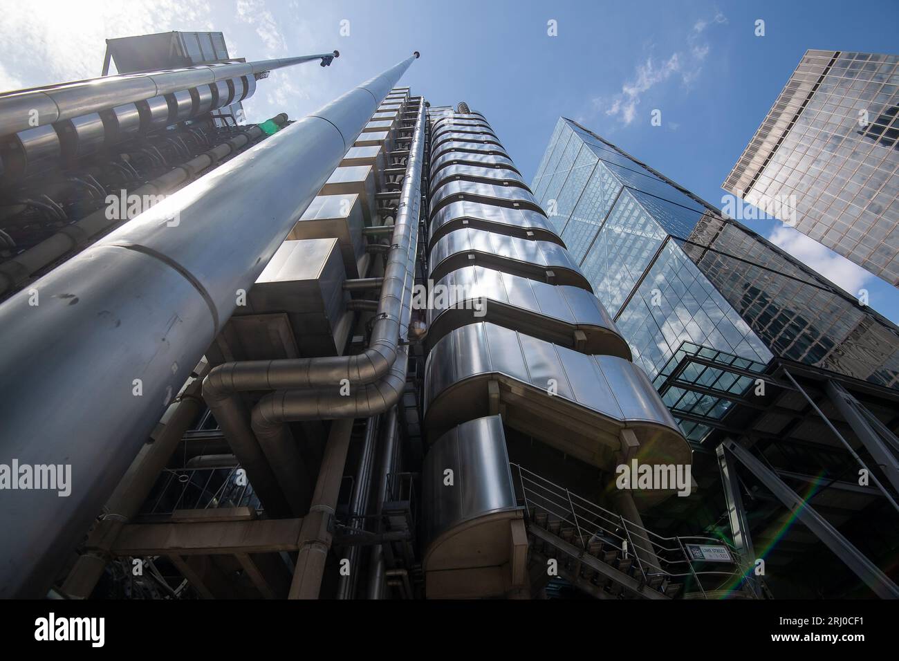 Londres, RoyaumeUni. 10 août 2023. La structure en acier emblématique