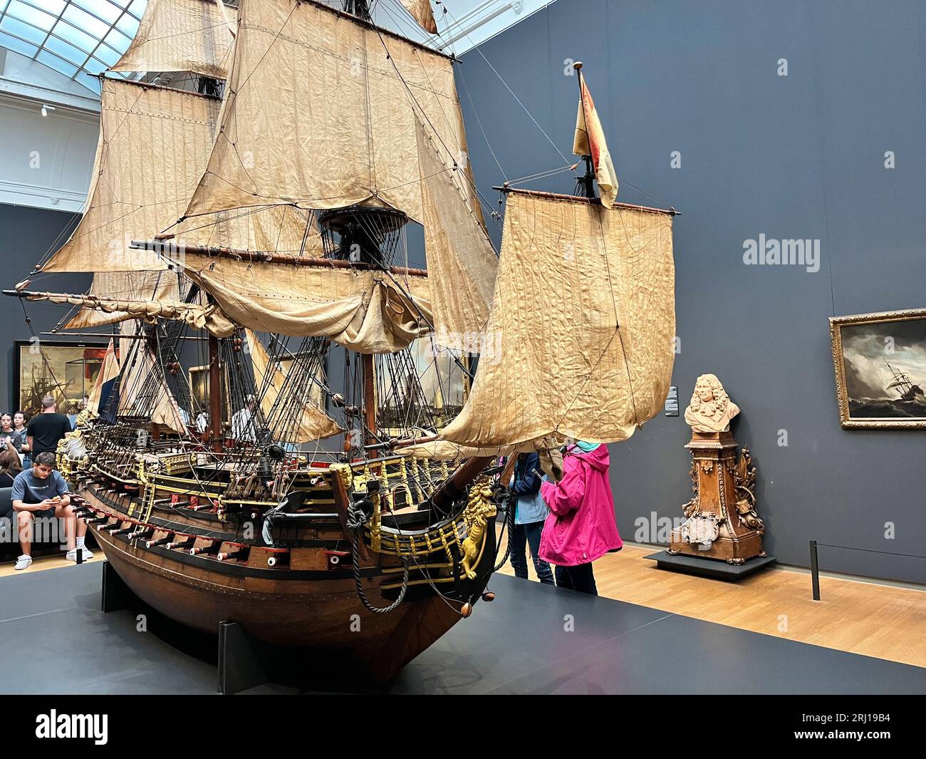 Maquette De Bateau En Bois Nieuw Amsterdam - Marque Luxships - Fabriqué Au Vietnam