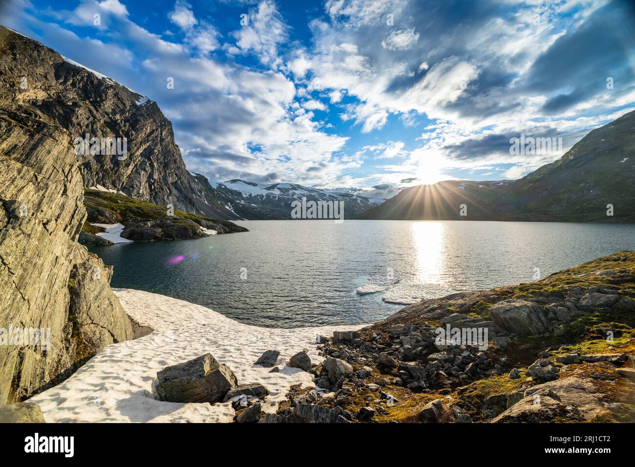 Belle Nature Norvège paysage naturel. Banque D'Images