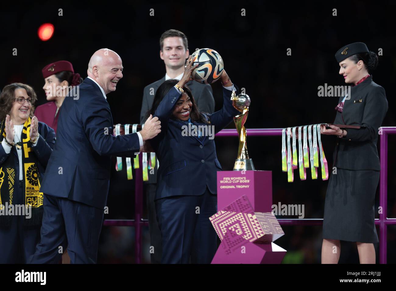 Sydney, Aus. 20 août 2023. Sydney, Australie, 20 2023 août : Gianni Infantino lors de la finale de la coupe du monde féminine 2023 2023 entre l'Espagne et l'Angleterre au Australia Stadium, Sydney, Australie. Score final : Espagne 1 - Angleterre 0. (Patricia Pérez Ferraro/SPP) crédit : SPP Sport Press photo. /Alamy Live News Banque D'Images