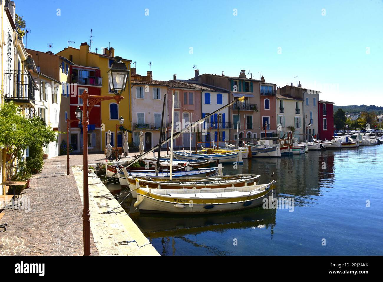 Le miroir aux oiseaux à Martigues dit 'la Venise provençale' Banque D'Images