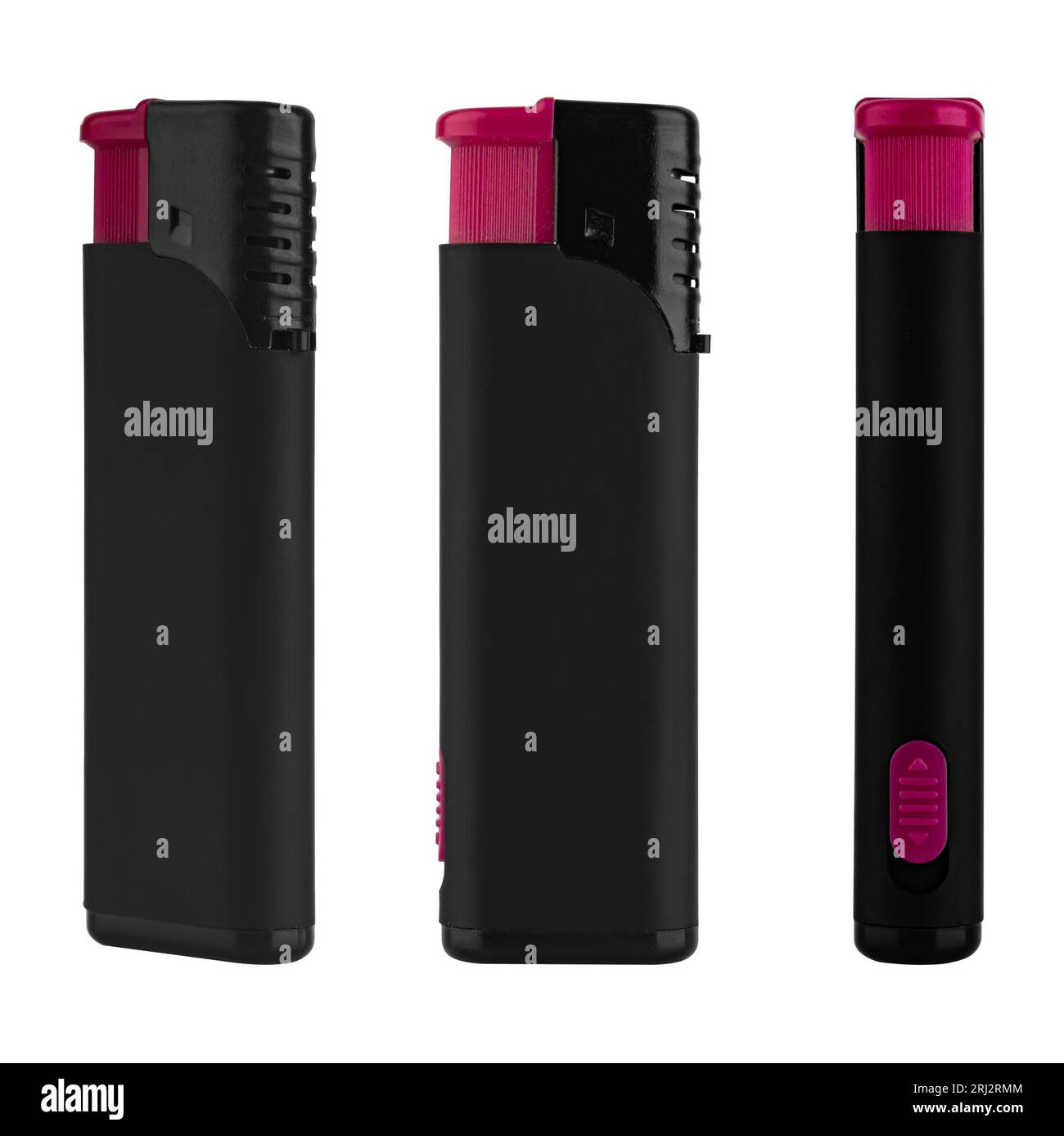 briquet turbo gaz sur fond blanc dans l'isolation Banque D'Images