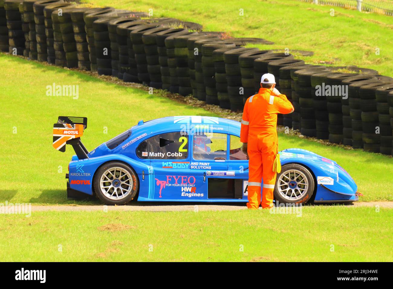 Darlington et District Motor Club à Cadwell Park Banque D'Images