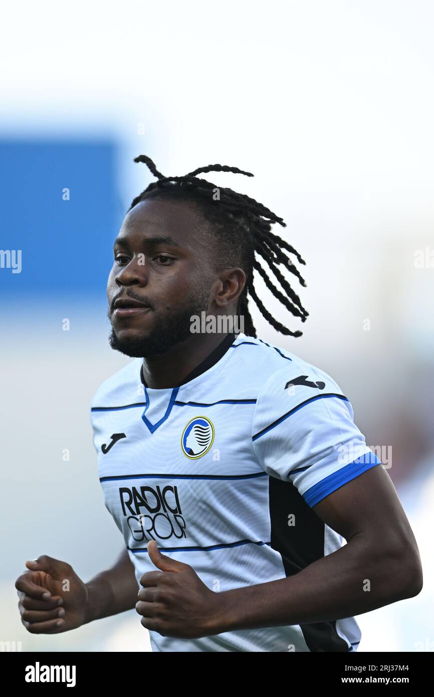 Ademola Lookman (Atalanta) lors du match italien 'Serie A' entre Sassuolo 0-2 Atalanta au Mapei Stadium le 20 août 2023 à Reggio Emilia, Italie. (Photo de Maurizio Borsari/AFLO) Banque D'Images