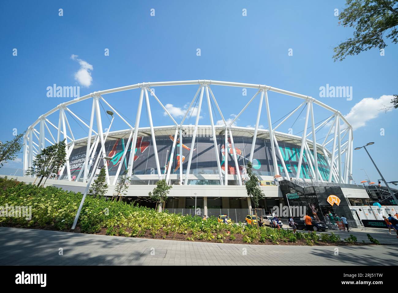 Budapest, Hongrie 20230820.les Championnats du monde d'athlétisme 2023 auront lieu au Centre national d'athlétisme de Budapest, en Hongrie. Photo : Beate Oma Dahle / NTB Banque D'Images