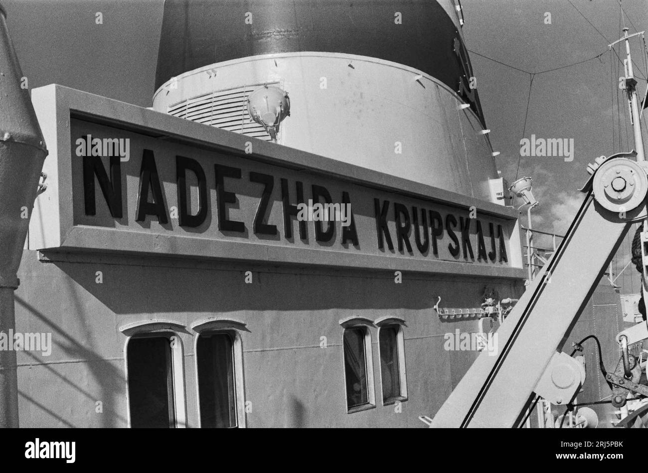 MV Nadezhda Krupskaya 1973 Banque D'Images