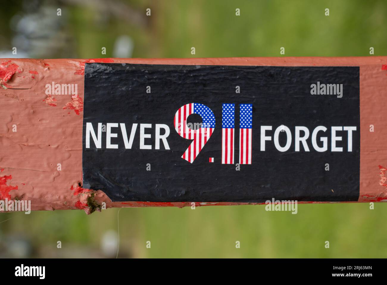 Ringfinnan, Kinsale, jardin de Rememberance jusqu'en 9/11 Banque D'Images
