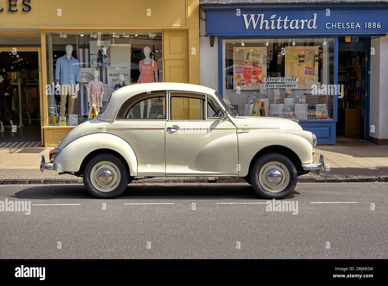 Vintage 1961 Morris 1000 berline voiture dans un état impeccable. Angleterre Royaume-Uni Banque D'Images