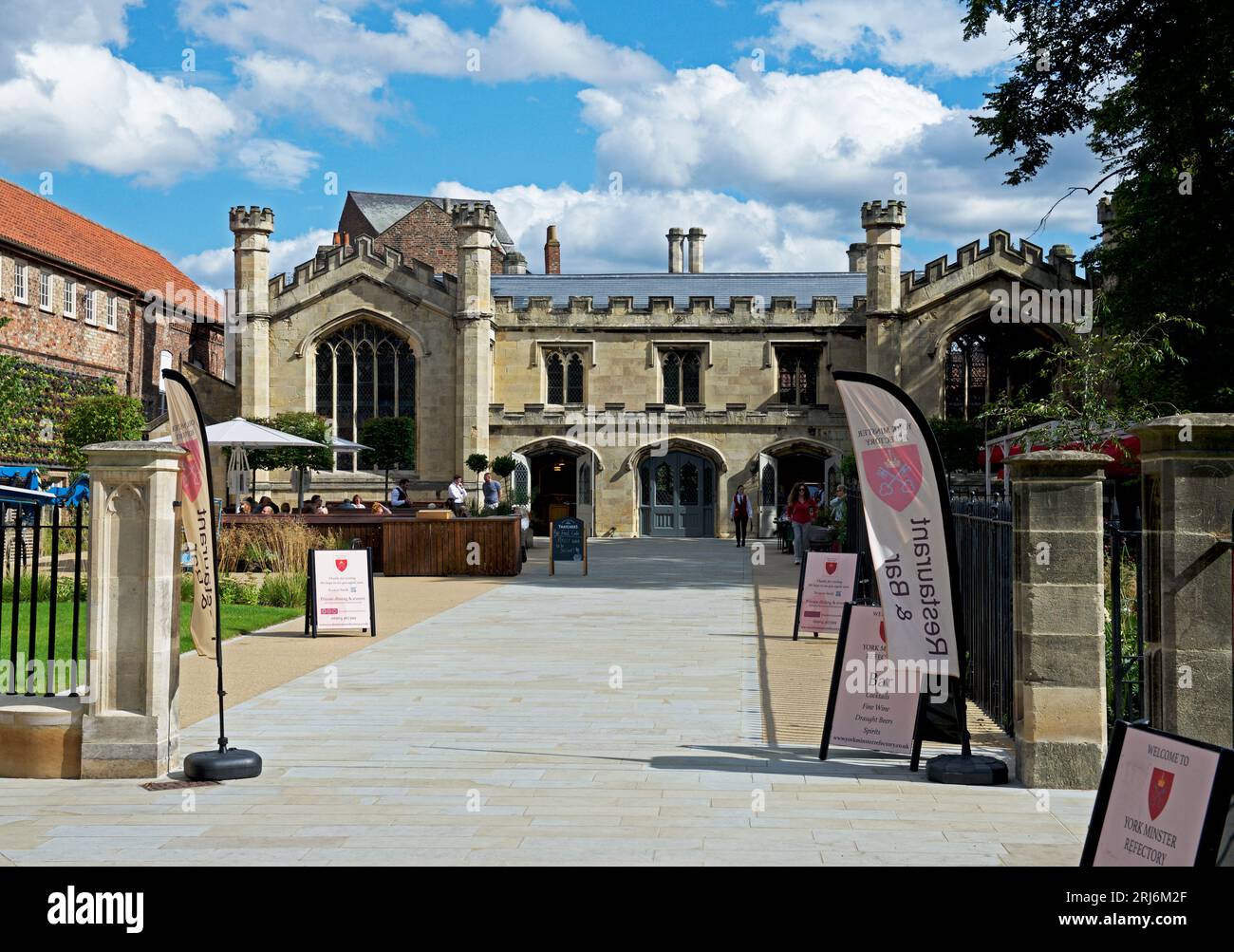 York Minster Refectory, Deansgate, York, North Yorkshire, Angleterre, ROYAUME-UNI Banque D'Images