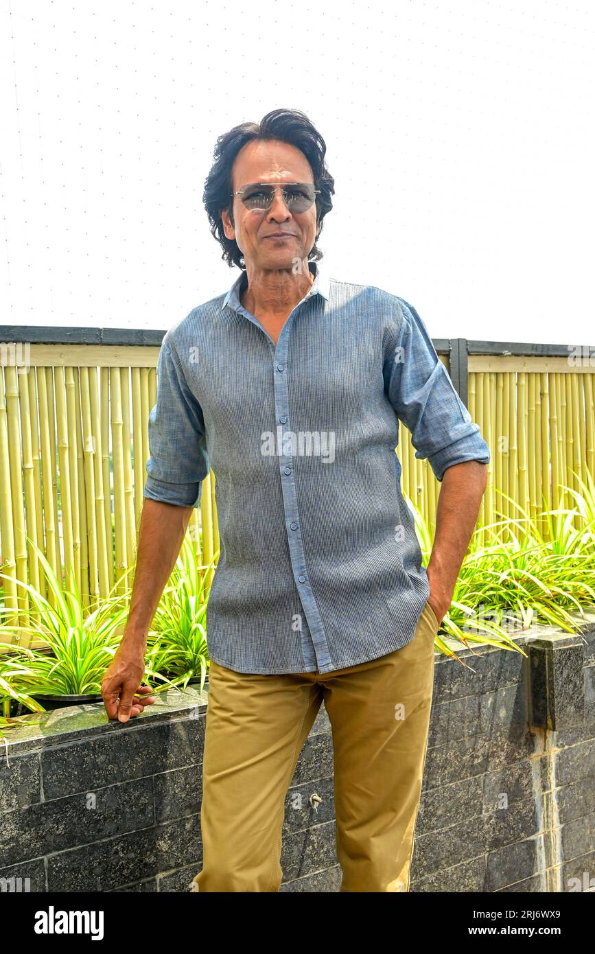 New Delhi, Inde. 21 août 2023. L'acteur indien Kay Kay Menon pose pour une photo lors de la promotion du prochain film hindi Love All at Lalit Hotel, New Delhi. Crédit : SOPA Images Limited/Alamy Live News Banque D'Images