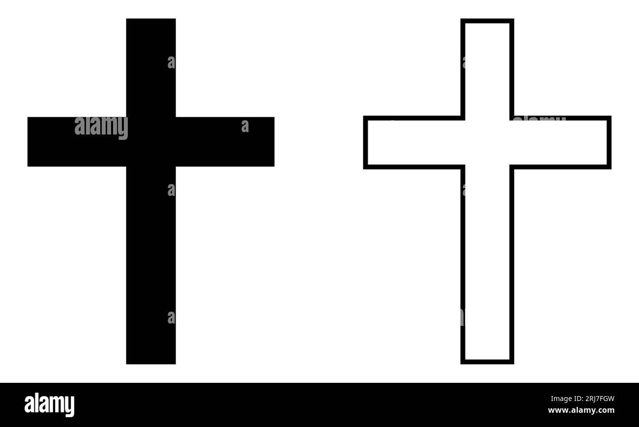 Symboles de croix chrétienne. Illustration vectorielle de religion sur fond blanc Illustration de Vecteur Symboles de croix chrétienne. Illustration vectorielle de religion sur fond blanc Illustration de Vecteur