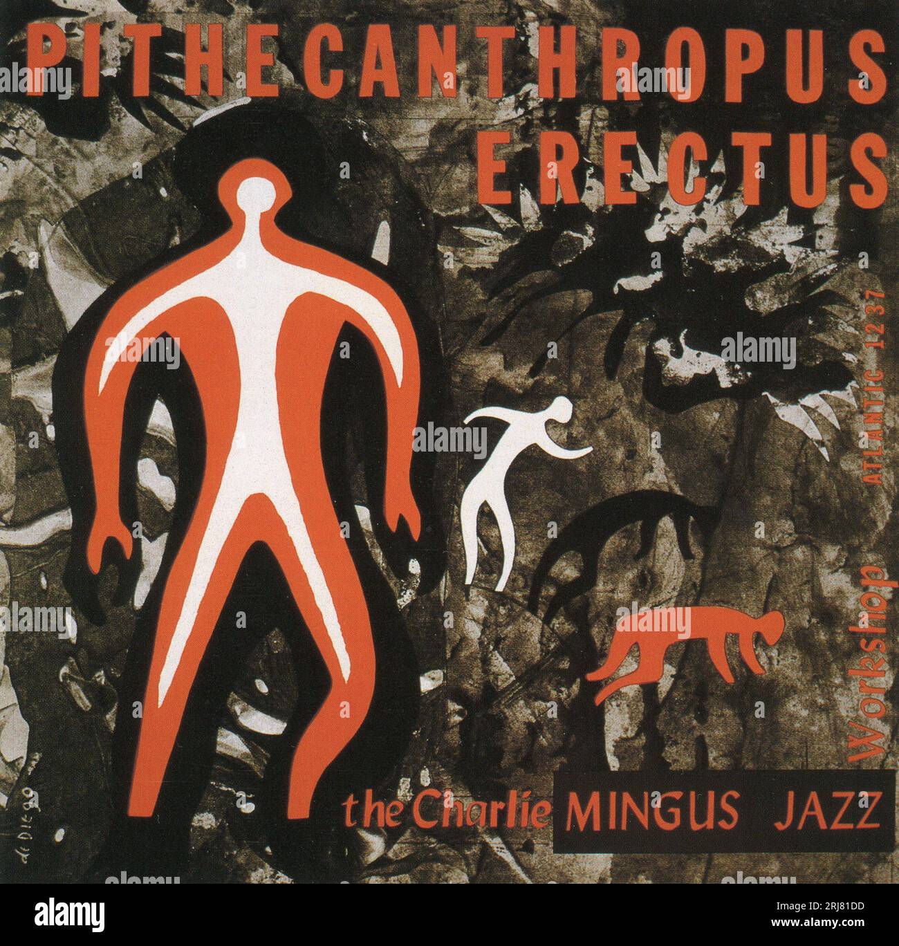 CD : Charles Mingus – Pithecanthropus Erectus. (30XD-1008), sortie : 28 novembre 1988. Banque D'Images