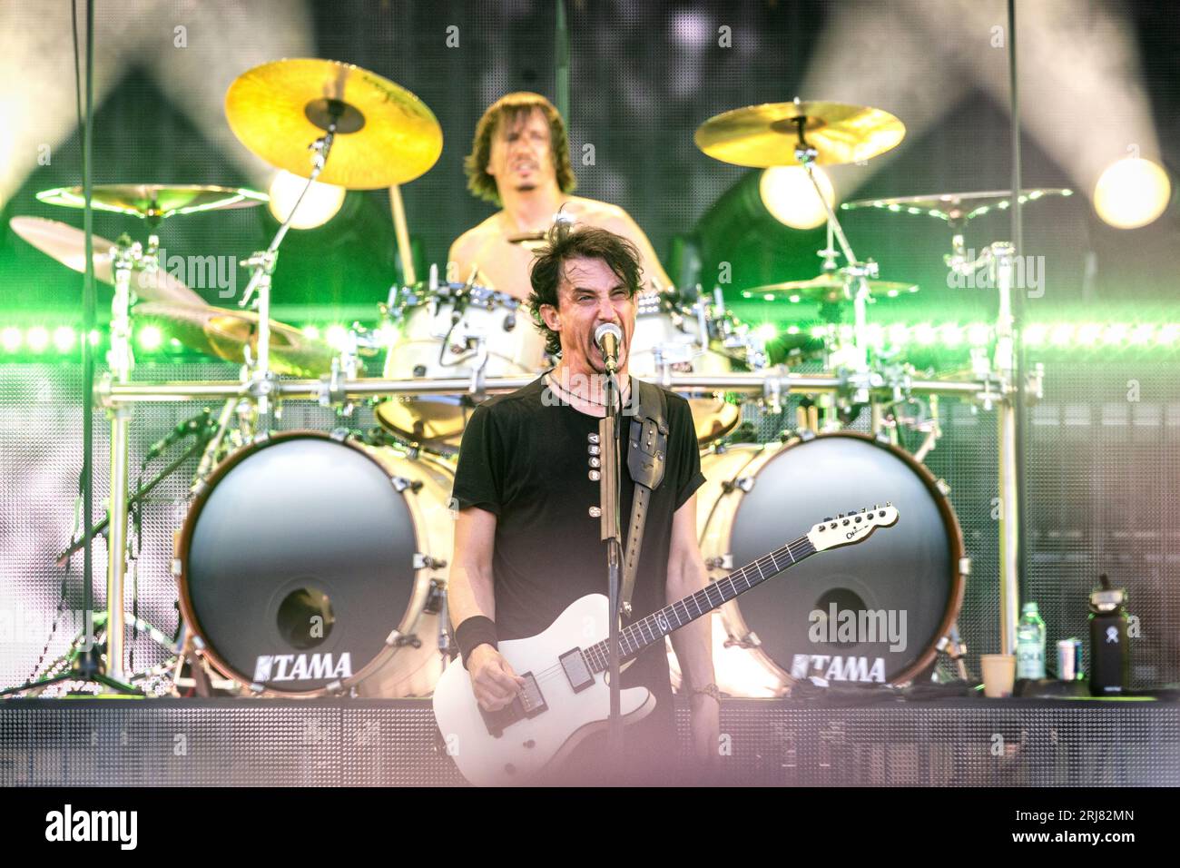 Suède. 08 juin 2023. Le groupe de heavy Metal français Gojira donne un concert live