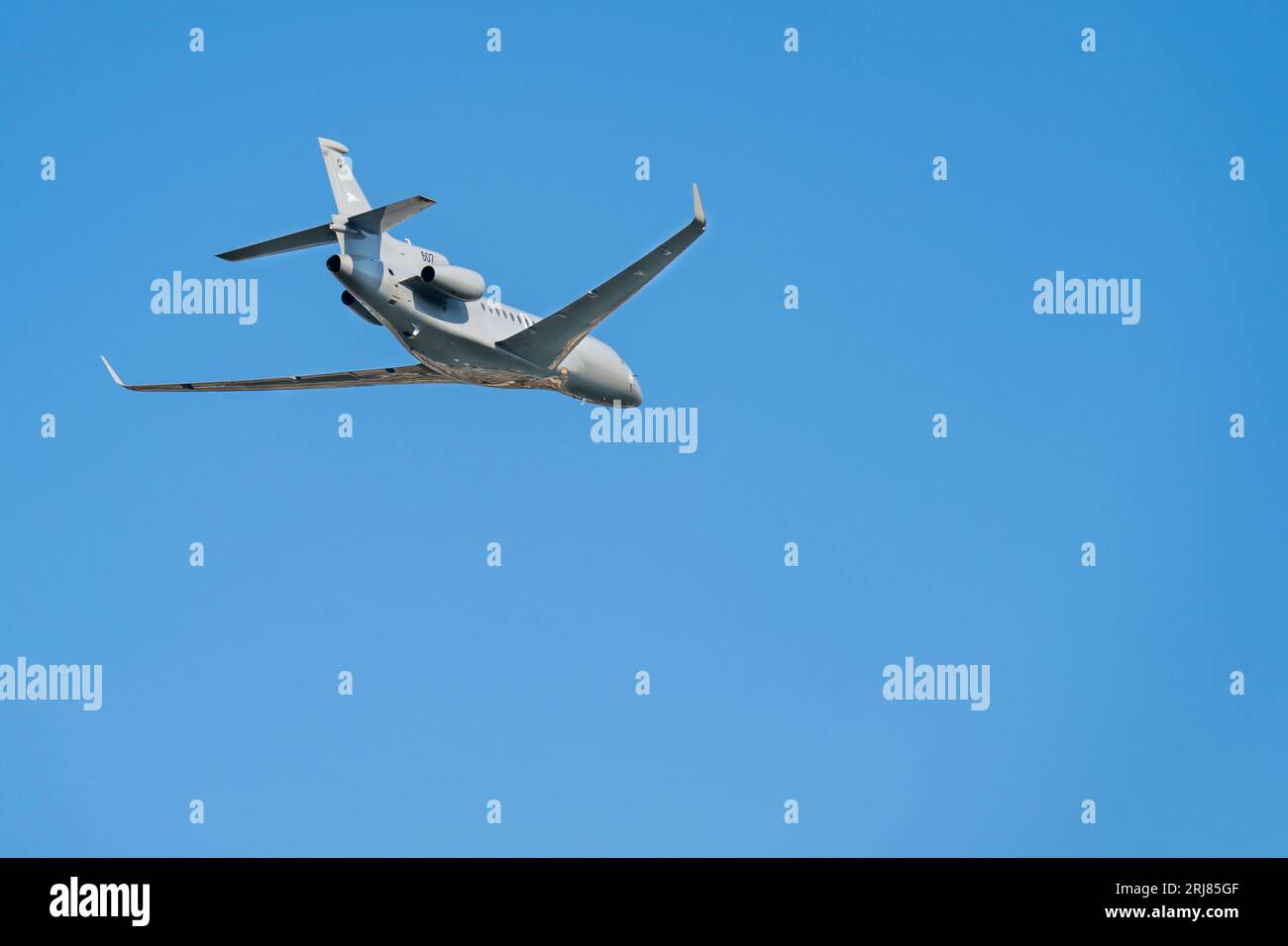 Dassault Falcon 7X avion de transport de l'armée de l'air hongroise de la célébration de l'État hongrois sur 20.08.2023 Banque D'Images