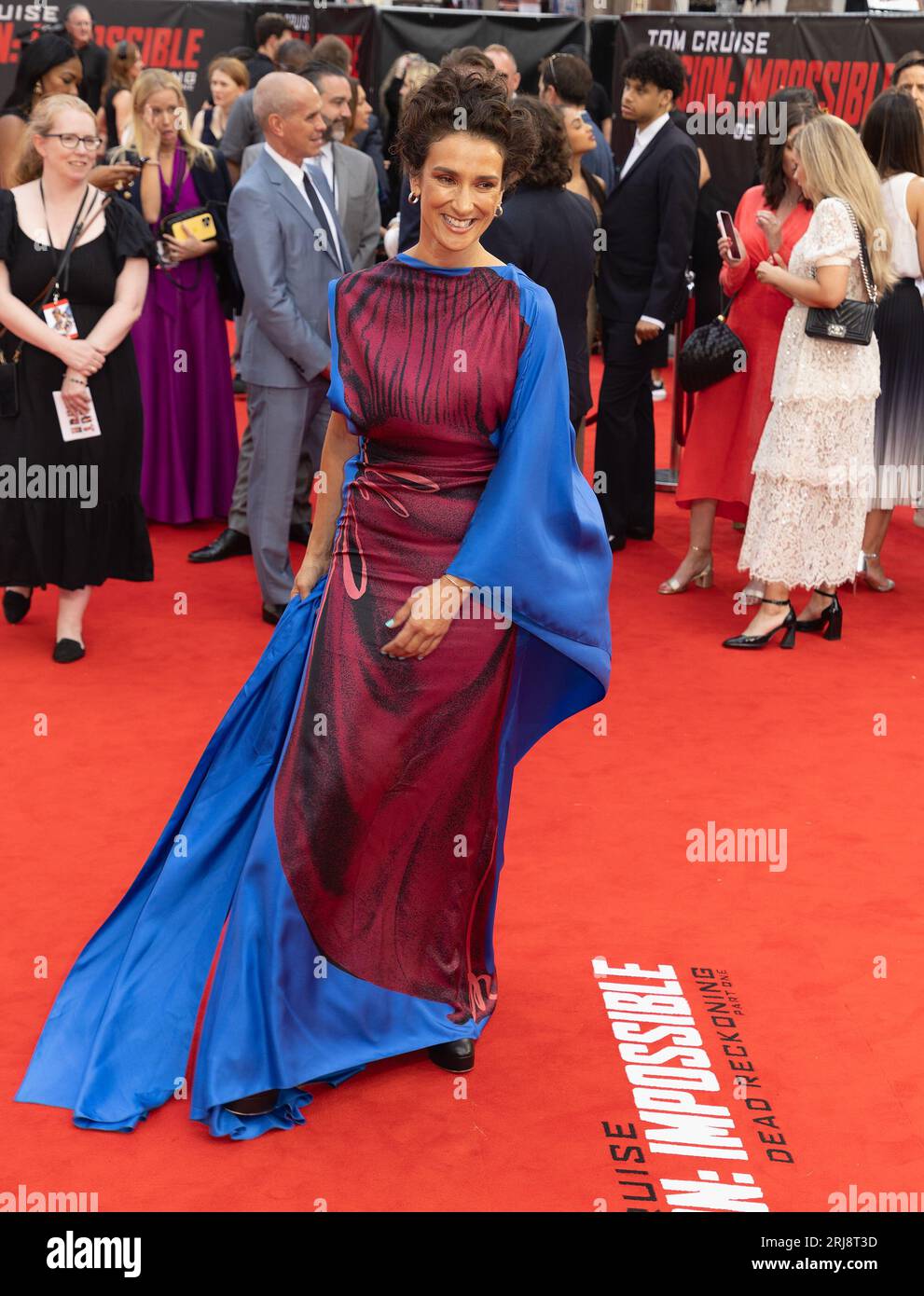 Londres, Royaume-Uni. 22 juin 2023. Indira Varma assiste à Mission : Impossible - Dead Reckoning part One UK Premiere Arrivals à Odeon Luxe Leicester Square à Londres. Crédit : S.A.M./Alamy Live News Banque D'Images