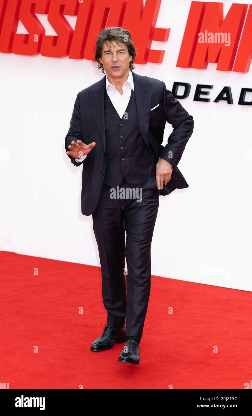 Londres, Royaume-Uni. 22 juin 2023. Tom Cruise assiste à Mission : Impossible - Dead Reckoning part One UK Premiere arrivées à Odeon Luxe Leicester Square à Londres. Crédit : S.A.M./Alamy Live News Banque D'Images