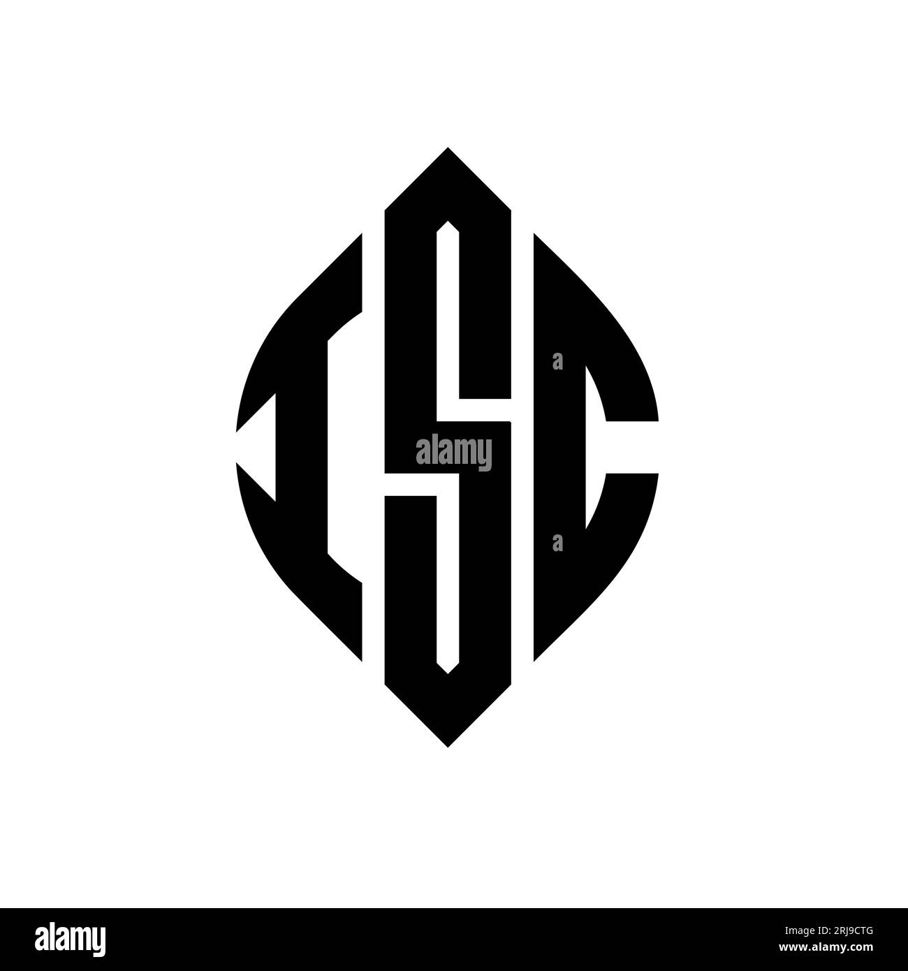 Initial Isc Logo cercle isc Banque de photographies et d’images à haute résolution ...