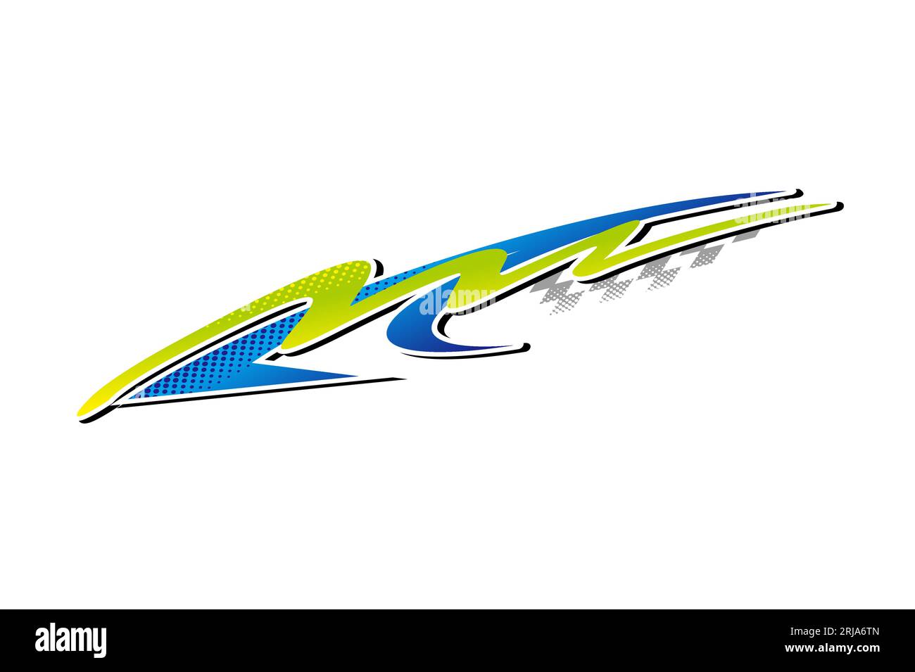 griffons abstraits pour striper une moto Illustration de Vecteur