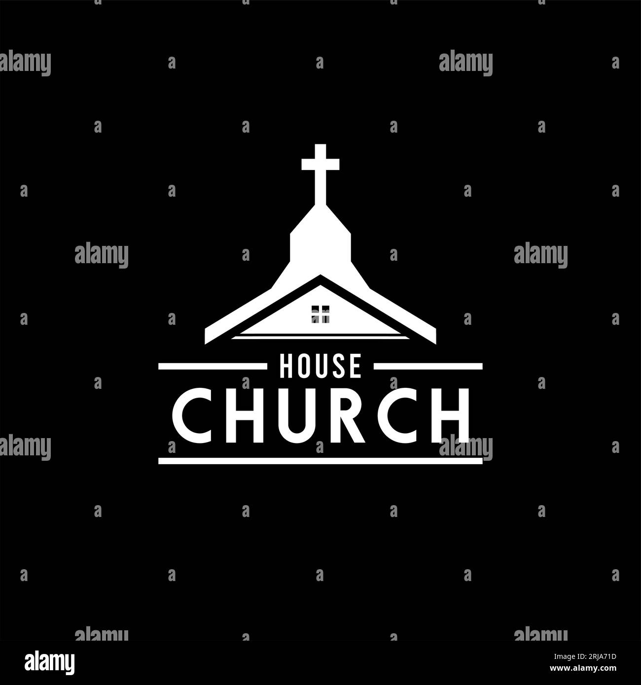 Catholic Christian Symbol Religious Emblem Design inspiration Illustration de Vecteur