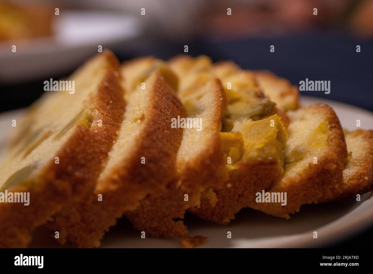 Délicieux gâteau à la patate douce. Banque D'Images