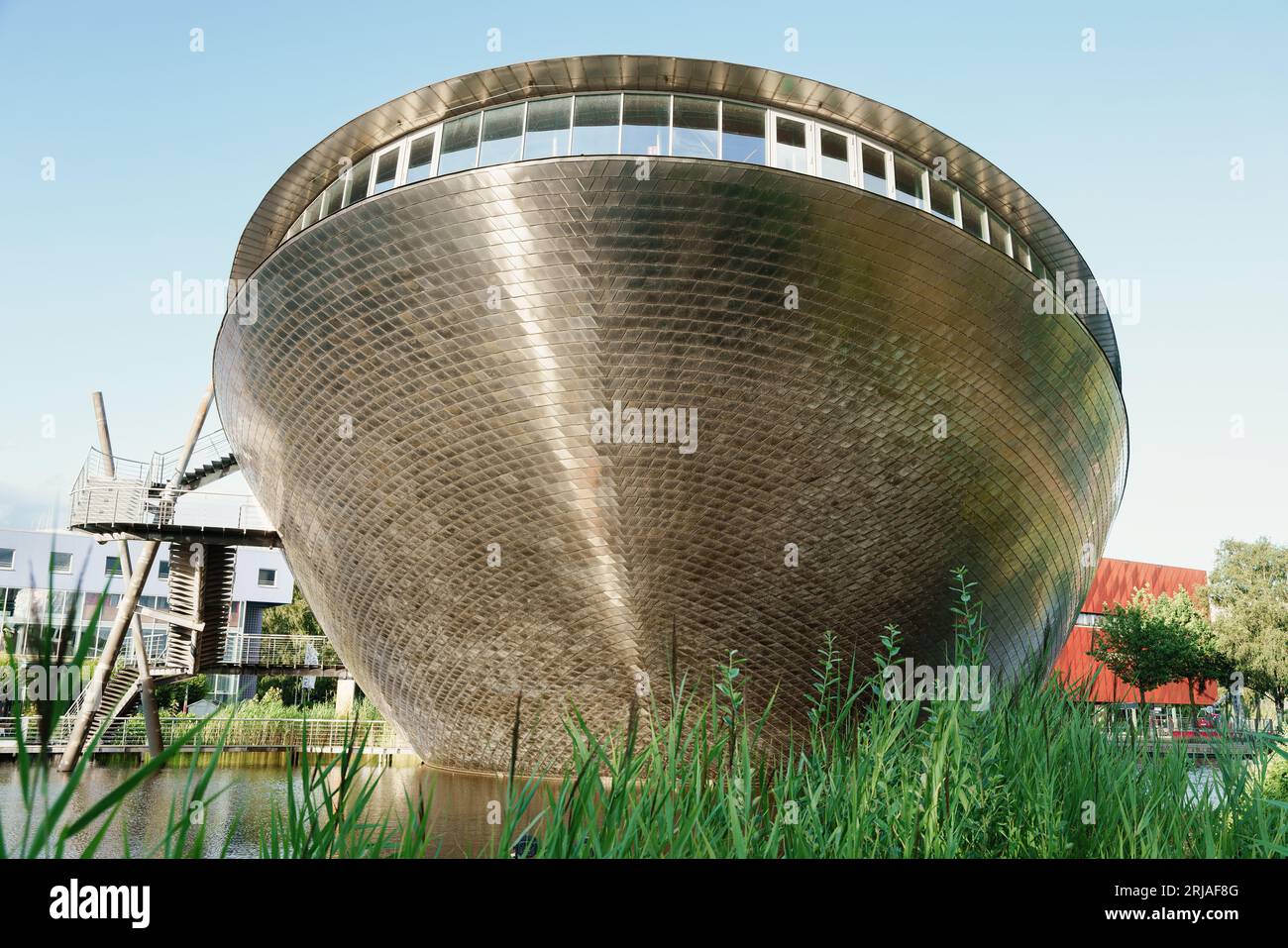 Universum Bremen à Brême, Allemagne. Universum Science Center, musée interactif des sciences dans la ville. Banque D'Images